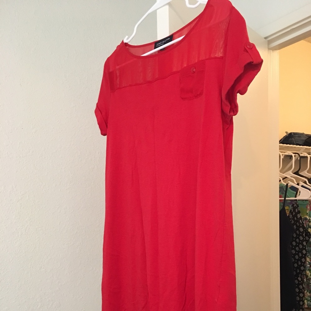 Red dress